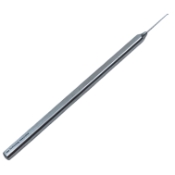Kuglen Iris Hook Lens Manipulator, Straight Shaft, 0.5mm "K" Hook, Smooth Flat Handle, Dull Finish, Overall Length 4-3/4" (119mm) E0567,3224E,E0567