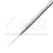 Kuglen Iris Hook, Straight, Push-Pull Model, 1mm Tip, 20mm Straight Shaft, Round Knurled Handle, With Guard, Overall Length 4-1/2" (115mm) - 11-4-6633