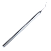 Kuglen Iris Hook, Clover Leaf, 10mm Tip To Bend, Smooth Flat Handle, Overall Length 4-1/2" (115mm) 