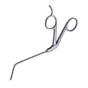 Kuhn Bolger Giraffe Biopsy Forceps, 3mm Spoon, 55 Degrees Curved Shaft, Double Action Horizontal Jaw, Working Length 120mm 
