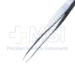 Kuhnt Fixation Forceps, Straight Shafts, Curved 1 x 2 Teeth, Serrated Handle, Polished Finish, Overall Length 4-1/4" (107mm) - 5-2731