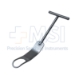 Kujat Humeral Head Retractor, 30mm, T- Handle, Cut Out 25mm Wide x 40mm Long, Notched Bent Tip, Overall Length 8-3/4" (222.3mm) - 35-7616B