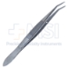 Kurth Cilia Forceps, Angled Jaws, Overall Length 4-1/2" (114mm) - 112-0150