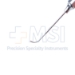 Lacrimal Cannula, Curved, 23ga, 10mm Tip, Reinforced In 19ga Shaft, Polished Finish, Overall Length Including Hub 2" (50mm) - 5-5517