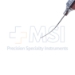 Lacrimal Cannula, 23ga, Curved, Polished Finish, Working Length 1" (25.4mm), Overall Length Including Hub 1-5/8" (42mm) - A103523