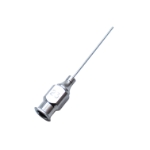 Lacrimal Cannula, Long Open End, 23ga, Blunt Tip, Straight, Shaft Length 1" (25.4mm), Polished Finish, Overall Length 1-3/4" (44.5mm) 1319012,11-May,91-7115,E4400