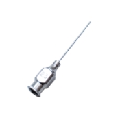 Lacrimal Cannula, Long Open End, 23ga, Blunt Tip, Straight, Shaft Length 1" (25.4mm), Polished Finish, Overall Length 1-3/4" (44.5mm) 1319012,11-May,91-7115,E4400