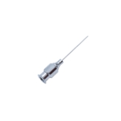 Lacrimal Cannula, Straight, Long Open End, 25ga Polished Finish, Blunt Tip, Shaft Length 1" (25.4mm), Overall Length 1-3/4" (44.5mm) E4400-25,1191E,E4400-25