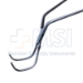 Lambert Kay Aorta Clamp Forceps, Curved, 1-3/4" Jaw Length, Depth 3/4", Overall Length 8" (203mm) - 38-8462BX