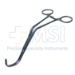 Lambert Kay Aorta Clamp Forceps, Curved, 1-3/4" Jaw Length, Depth 3/4", Overall Length 8" (203mm) - 38-8462BX