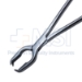 Lane Bone Holding Forceps, Light Model, Straight Jaws, Ratchet, Overall Length 13" (330mm) - D7080