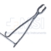 Lane Bone Holding Forceps, Light Model, Straight Jaws, Ratchet, Overall Length 13" (330mm) - D7080
