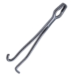 Lane Bone Holding Forceps, Light Model, Straight Jaws, Without Ratchet, Overall Length 13" (330mm) 