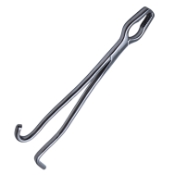 Lane Bone Holding Forceps, Light Model, Straight Jaws, Without Ratchet, Overall Length 13" (330mm) 