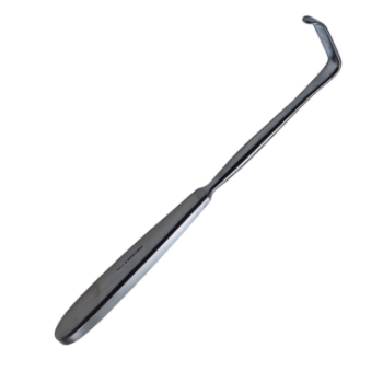 Langenbeck Retractor, 10mm x 38mm (3/8" x 1-1/2") Blades, Overall Length 8-3/4" (222mm) 