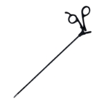Laparoscopic Fenestrated Grasper, Insulated, Monopolar, Post, Non Rotating, 5mm Shaft, Overall Length 12-5/8" (320mm) 