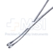 Laufe Uterine Polyp Forceps, Curved, Serrated Loop Tip, Overall Length 8" (203mm) - 616281J