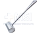 Leaf Stainless Steel Mallet, Cylinder Shaped Head, 4.2oz, Diameter 0.787" (20mm), Overall Length 6-1/2" (164mm) - M11900