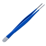 DeBakey Vascular Forceps, Leeps / LLetz "NLT Blue", 2mm Jaw Width, Overall Length 6-1/4" (159mm) 
