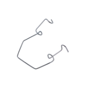 Lehner Temporal Speculum, Open 14mm Blades, 18mm Spread, Angled 45 Degrees Upward For Temporal Approach E4105
