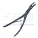 Leksell Rongeur, Double Action, Curved 15 Degrees, 4mm X 16mm Bite, Overall Length 9" (230mm) - D7486