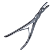 Leksell Rongeur, Double Action, Curved 15 Degrees, 6mm X 16mm Bite, Overall Length 9" (230mm) 