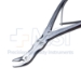 Leksell Rongeur, Double Action, Curved 50 Degrees,  3mm X 13mm Bite, Overall Length 9" (230mm) - D7494
