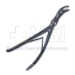 Leksell Rongeur, Curved 50 Degrees, 8mm X 13mm Jaw, Double Action, Overall Length 9" (230mm) - D7496