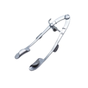 Lester-Burch Eye Speculum, Solid Curved Blades, Finger Squeeze Pads, Screw Locking Device, Blade Length 14mm, Spread 36mm, Overall Length 3-1/4" (83mm) 1764793,11/2/6731,K1-5620,E4060