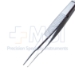 Lester Fixation Forceps, Straight Shafts, Fine 1 x 2 Teeth, Serrated Handle, Polished Finish, Overall Length 3-3/4" (97mm) - 5-2765