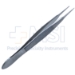 Lester Fixation Forceps, Straight Shafts, Fine 1 x 2 Teeth, Serrated Handle, Polished Finish, Overall Length 3-3/4" (97mm) - 5-2765