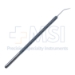 Lester Lens Manipulator, Angled Shaft, 0.2mm Hourglass Shape Tip, Round Knurled Handle, Dull Finish, Overall Length 4-3/8" (112mm) - 5-1682-A