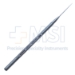 Lester Manipulator, 0.25mm, Hourglass Shaped Tip, Straight, Knurled Round Handle, With Guard, Overall Length 4-3/4" (120mm) - 11-4-3791