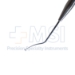 Lester Manipulator, Vaulted Angle, 10mm Curved Tip To Bend, Round Knurled Handle, Overall Length 4-1/2" (115mm) - 11-4-3702