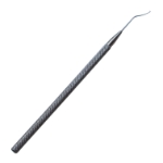 Lester Manipulator, Vaulted Angle, 10mm Curved Tip To Bend, Round Knurled Handle, Overall Length 4-1/2" (115mm) 658476,11/4/3702,K3-2691