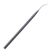 Lester Manipulator, Vaulted Angle, 10mm Curved Tip To Bend, Round Knurled Handle, Overall Length 4-1/2" (115mm) 658476,11/4/3702,K3-2691