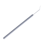 Lewicky Lens Hook, Angled, 10mm Tip To Bend, Round Knurled Handle, Overall Length 5" (127mm) 1629656,11/4/6361,K3-5250,08-04224