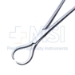 Lewin Bone Holding Forceps, Slight Curve, Serrated Jaws, Overall Length 7" (178mm) - 336286J