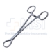 Lewin Bone Holding Forceps, Slight Curve, Serrated Jaws, Overall Length 7" (178mm) - 336286J