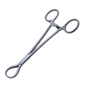Lewin Bone Holding Forceps, Slight Curve, Serrated Jaws, Overall Length 7" (178mm) 