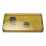 Lid, For Microsurgical Instrument Trays, Dimensions 4" x 7-1/2" (101mm x 190mm) 