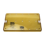 Lid, For Microsurgical Instrument Trays, Dimensions 6" x 10" (152mm x 254mm) 