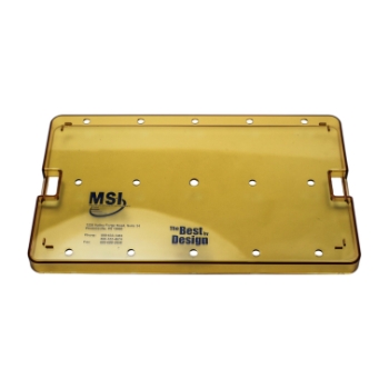 Lid, For Microsurgical Instrument Trays, Dimensions 6" x 10" (152mm x 254mm) 