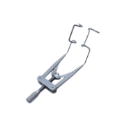 Lieberman Adult Flat K-Wire Style Speculum, Adjustable Mechanism, Kratz-Style Open Wire Blades Angled Downward Towards The Temple, Blade Length 15mm, Working Length 2-1/2" (62mm) 1783786,11/2/6783,K1-5672