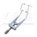 Lieberman Adult K-Wire Speculum, Adjustable Mechanism, Kratz-Style Open Wire Blades Angled Downward Towards The Temple, Blade Length 15mm, Overall Length 3" (76mm) - 11-2-6782