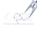 Lieberman Speculum, Adult, Adjustable Mechanism, Kratz Round Style Open Wire Blades, Angled Downward Towards The Temple, Blade Length 15mm, Overall Length 3" (76mm) - 11-2-6782-R