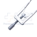 Lieberman Solid Blade Speculum, Adult, Adjustable Mechanism, Angled Downward Towards Temple, Blade Length 14mm, Overall Length 3" (76mm) - 11-2-6789