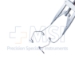 Lieberman V-Wire Speculum, Adult, Adjustable Mechanism, V-Shaped Style Open Wire Blades Angled Downward Towards Towards Temple, Blade Length 14mm, Overall Length 3" (76mm) - 11-2-6786