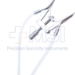Lieberman Aspirating Nasal Speculum, Adult, Adjustable Mechanism, Kratz-Style Open Wire Blades, Angled Upward For The Bridge The Nose, Blade Length 15mm, Spread 31mm, Overall Length 3" (76mm), Includes Silicone Tubing Cannula (Length 1-7/8" 38mm) - 11-2-6282-N