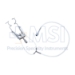 Lieberman Aspirating Adult Wire Speculum, Open Wire, Round Blades, Angled Slightly Upward, Blade Length 16mm, Spread 45mm, Overall Length 3-3/8" (85mm), Includes Tubing Cannula (Length 1-1/8" (29mm)) - 11-2-6282-R